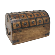 Pirate Treasure Chest with Lock and Skeleton Key - Large