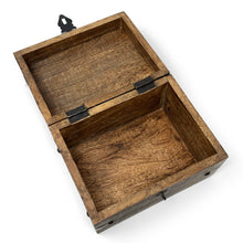 Pirate Treasure Chest Flat Lid with Lock and Skeleton Keys - Small