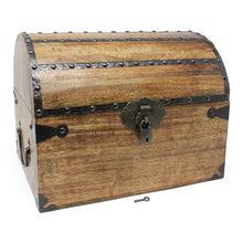 Pirate Treasure Chest with Mini Jewelry Lock and Keys
