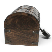Pirate Treasure Chest with Lock and Skeleton Key - Small