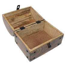 Pirate Treasure Chest with Lock and Skeleton Key - Small