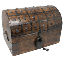 Pirate Treasure Chest with Lock and Skeleton Key - X-Large