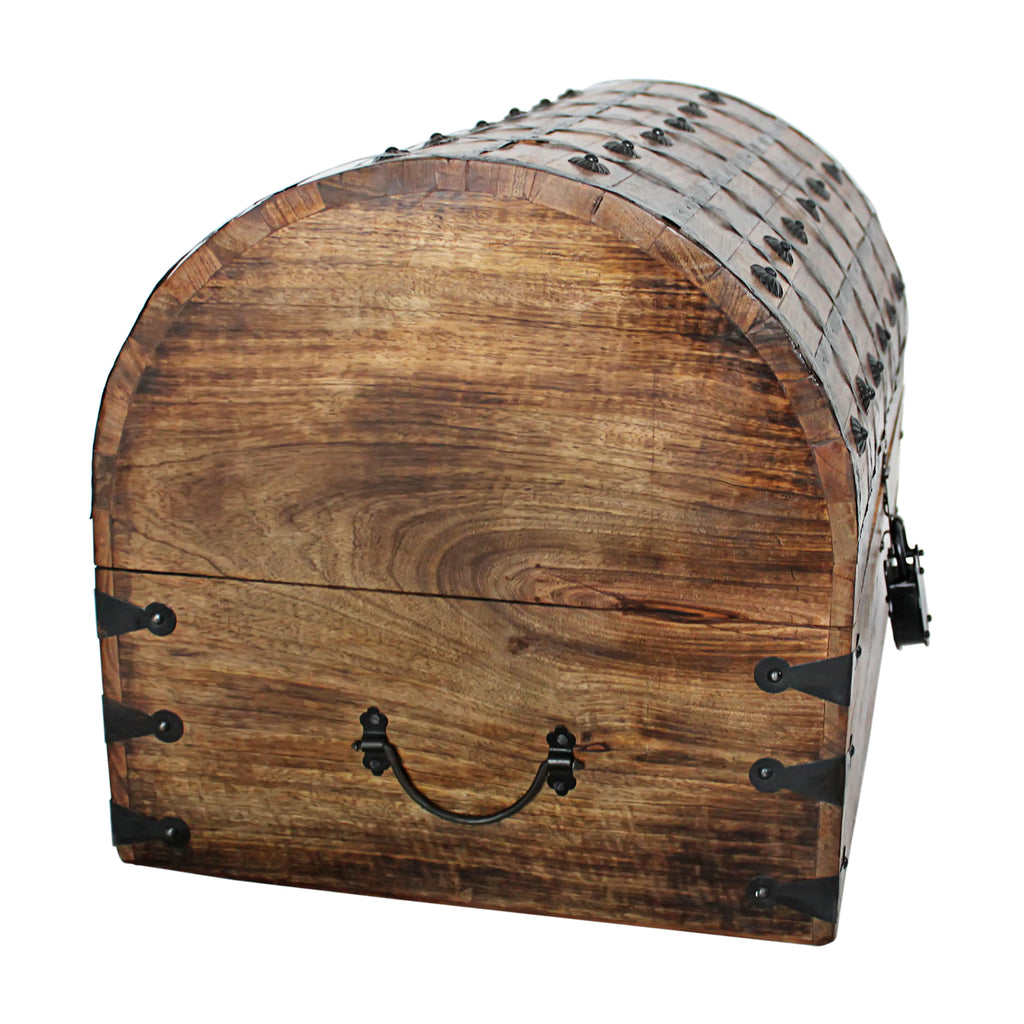 Pirate Treasure Chest with Lock and Skeleton Key - XXX-Large – Nautical ...