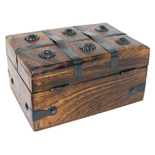 Keepsake Treasure Chest Box with Flat Lid - Medium